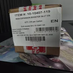 Brand New Sealed Case Of 6 Pokemon TCG Chaos Rising Booster Boxes - Image 1