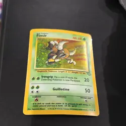 Pokemon Pinsir Jungle 9/64 Holo Rare Unlimited 60 HP English Wizards 1999 - Image 2