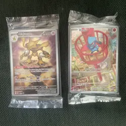 Alakazam & Riolu Black Star Promo Pokemon CardsSEALED - Image 1