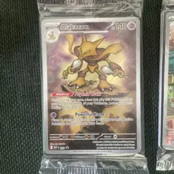Alakazam & Riolu Black Star Promo Pokemon CardsSEALED - Image 2
