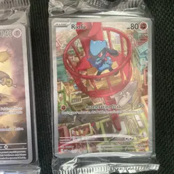 Alakazam & Riolu Black Star Promo Pokemon CardsSEALED - Image 3