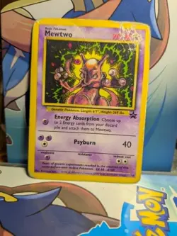 Pokemon TCG Mewtwo Wotc Black Star Promo 14 Vintage 2000 HP - Image 1