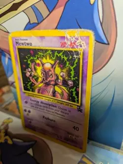 Pokemon TCG Mewtwo Wotc Black Star Promo 14 Vintage 2000 HP - Image 3