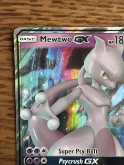Pokemon Mewtwo GX TCG Hidden Fates Holo Ultra Rare Card 31/68 Full Art - Image 3