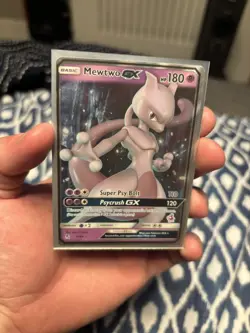 Pokemon Mewtwo GX TCG Hidden Fates Holo Ultra Rare Card 31/68 Full Art - Image 1