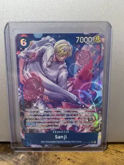 One Piece TCG Sanji OP11-051 a Fist of Divine Speed Foil Alternate Art SR - Image 1