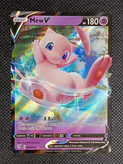Mew V 069/189 - Darkness Ablaze - Pokemon Card - NM - Image 1