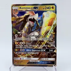 Kommo-o GX 100/145 - Guardians Rising Rare GX Pokemon TCG Holo - Image 1