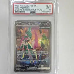 Iron Valiant ex SV04 Paradox Rift 249/182 PSA 9 Special Illustration Rare Holo - Image 1