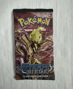 XY Steam Siege Pokemon TCG Booster Pack 10 Cards Shiny Mega Gardevoir-EX - Image 1