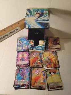 Flip Magnetic Deck Box Dragon Ball Z Card Game(Lowered Price-may not be complete - Image 1