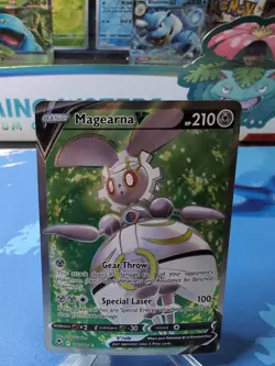 Magearna V - 182/195 - Pokemon Silver Tempest Sword & Shield Full Art Card NM - Image 1