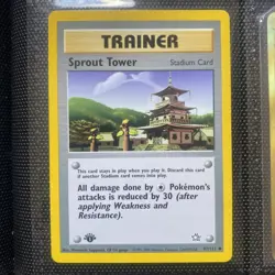 Pokemon TCG Neo Genesis 1st Edition Sprout Tower Card 97/111 - Image 1