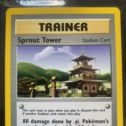 Pokemon TCG Neo Genesis 1st Edition Sprout Tower Card 97/111 - Image 3