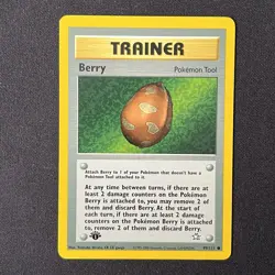 Berry 99/111 1st Edition Neo Genesis Pokemon Card - Image 2