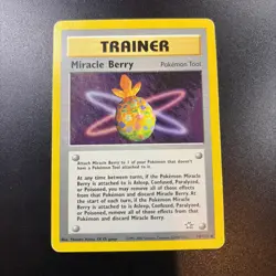 Miracle Berry 94/111 Uncommon Neo Genesis WOTC Pokemon card TCG vintage WOTC - Image 1