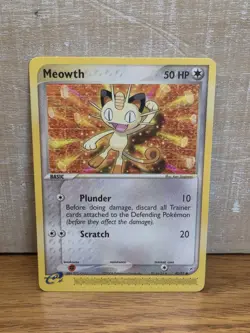 Meowth 42/95 EX Team Magma Vs Team Aqua Non-Holo Pokemon Card TCG - Image 1