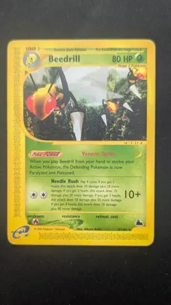 Beedrill 5/144 Skyridge NON-HOLO rare E-Reader Pokemon TCG - Image 1