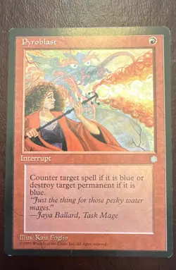 2X MTG Magic The Gathering Pyroblast Ice Age Regular - Image 1