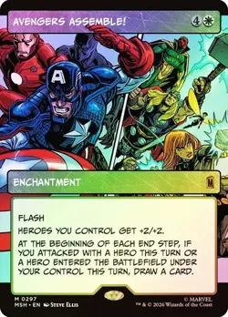 NM Showcase Foil Avengers Assemble! , MTG, Super Heroes, Magic, 297 - Image 1