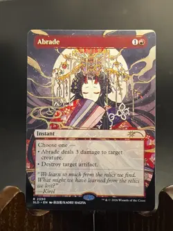 Abrade (2390) Secret Lair Drop MTG Regular Near Mint - Image 1