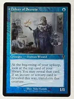 MTG Delver of Secrets (Retro Frame) Foil NM INR C 457 - Image 1