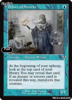 Delver of Secrets (Retro Frame) EN [INR - 457] - NM [Foil] TCG MTG - Image 1