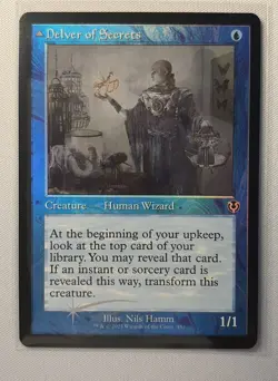 Delver of Secrets (Retro Frame) (Foil) MTG Innistrad Remastered (INR) NM #457 - Image 1
