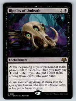 Ripples of Undeath 107 Rare Modern Horizons 3 Magic: The Gathering LP - Image 1