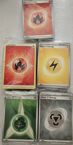 Pokemon Dice, Chip Marker, and Energy Card Lot. - Image 2