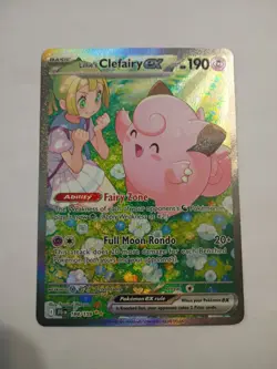 Pokemon Lillie's Clefairy ex 184/159 Journey Together SIR Special Illustration - Image 1