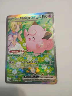 Pokemon Lillie's Clefairy ex 184/159 Journey Together SIR Special Illustration - Image 2
