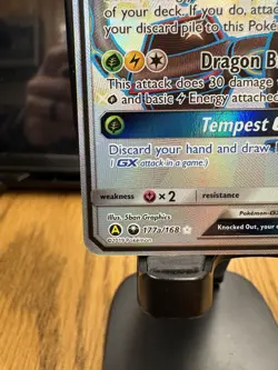 Pokemon Rayquaza GX Secret Rare Full Art Holo Hidden Fates 177A/168 EN (2019) - Image 5