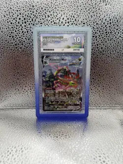 Pokemon TCG Rayquaza VMAX Evolving Skies 218/203 Holo Secret Rare ACE 10 - Image 1