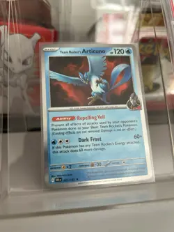 Team Rocket's Articuno 51/182 HOLO Scarlet & Violet Destined Rivals Pokemon - Image 1
