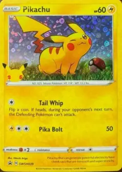 Lightly Played Pikachu - SWSH039 - General Mills Promo Pokemon Pokemon Promos - Image 1