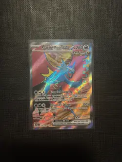 Roaring Moon ex 229/182 Full Art Ultra Rare Paradox Rift Pokemon NM - Image 1