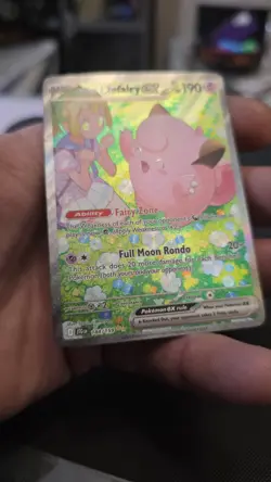 Pokemon TCG Lillie's Clefairy EX 184/159 Journey Together Illustration Rare NM - Image 5