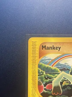 Pokemon TCG Mankey 92/147 Aquapolis Reverse Holo Common 40 HP English 2002 - Image 3