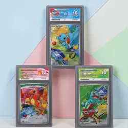 Pokemon TCG First Partner Illustration Series 1 – Kanto Starters – ACE 10 Gem Mi - Image 1