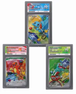 Pokemon TCG First Partner Illustration Series 1 – Kanto Starters – ACE 10 Gem Mi - Image 2