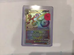 Unown VSTAR ⭐ 199/195 Holo Rainbow Rare Silver Tempest 2022 Pokemon NM - Image 1