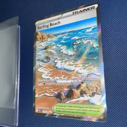 Surfing Beach 114/086 ME04: Chaos Rising NM Pokemon TCG Ultra Rare PACK FRESH - Image 2