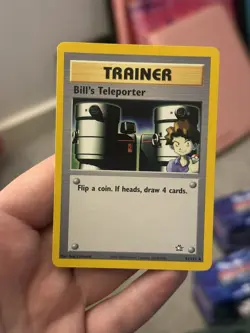 Pokemon TCG - Bill's Teleporter - Neo Genesis 91/111 Regular - Excellent - Image 1