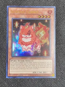 YuGiOh! - Agnimal Candle MP24-EN218 Ultra Rare 1st Edition Near Mint - Image 1