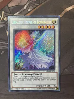 Yugioh Armades, Keeper of Boundaries MP14-EN095 Secret Rare 1st Edition - Image 1