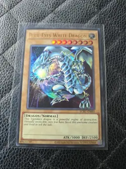 Blue-Eyes White Dragon (Version 3) LCKC-EN001 Legendary Collection - Image 1