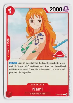 Nami - (Luffy Deck) R Learn Together Deck Set OP01-016 NM - Image 1