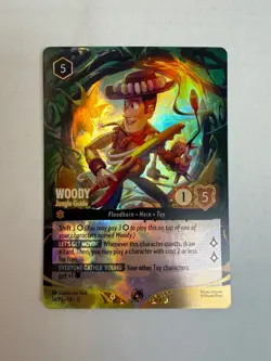 Woody - Jungle Guide (Store Championship) 54 Disney Lorcana Promo Cards Holo - Image 1