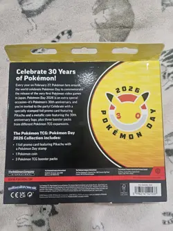 Pokemon TCG Pokemon Day 2026 30th Anniversary Collection Box Brand New Sealed - Image 2